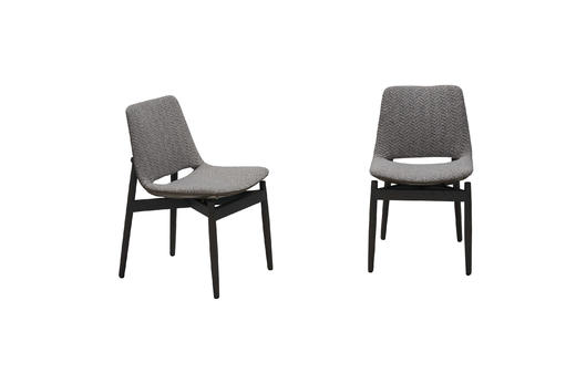 CASSiel 餐椅 | 皮布面料，底架木色可选，详询客服 商品图2