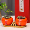 【美好寓意❗️柿柿如意礼盒套装】陶瓷柿子罐子吉祥物，新年乔迁之喜客厅摆件❗️做工逼真送长辈朋友好寓意，春节新春礼物年货礼品七夕伴手礼新年礼盒年货礼盒 商品缩略图1