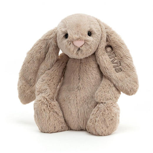 Jellycat 前“兔”无量 兔年来一个招牌邦尼兔！定制中号12英寸 耳朵绣字款 商品图0