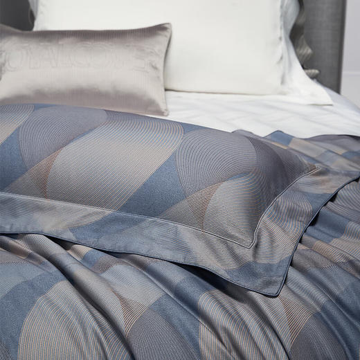 罗卡芙纯棉加厚床品套件 全棉磨毛印花四件套 瓦尔特 商品图1