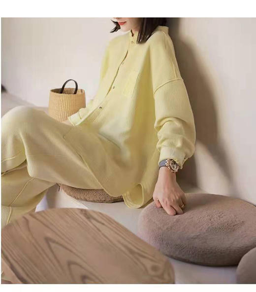 裁缝学苑AG239 空气层立领长袖衬衫裤子上衣套装纸样服装打版图纸 商品图8