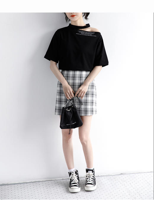 裁缝学苑AG184挂脖领短袖t恤纸样女夏衣服服装女装上衣样衣打版图 商品图5