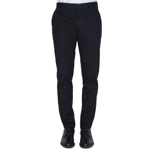 EMPORIO ARMANI 阿玛尼 男士棉质金属徽标休闲西裤 灰色 8N1P15 1NGCZ 0999 商品图0