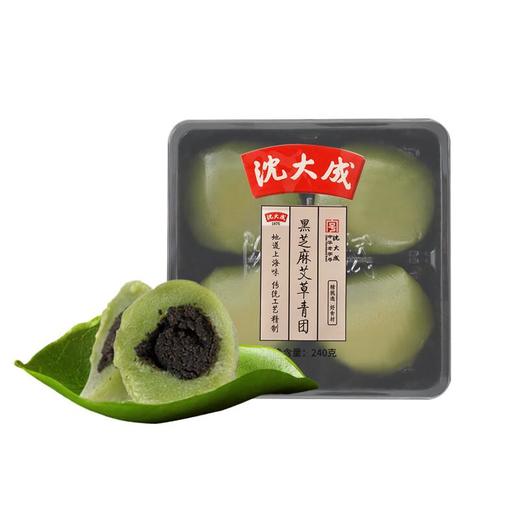 沈大成 黑芝麻艾草青团240g/袋 商品图0