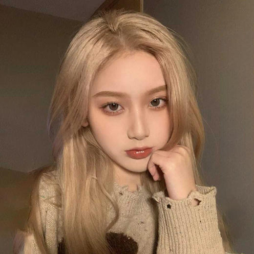 假发女长发全头套式气质修脸中分长直发lolita自然蓬松假发套 商品图2