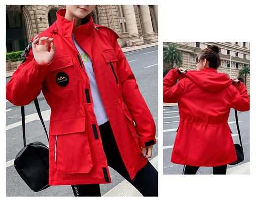 裁缝学苑AG121 冲锋衣工装风衣羽绒服纸样女装可拆卸内胆打版裁剪 商品图5