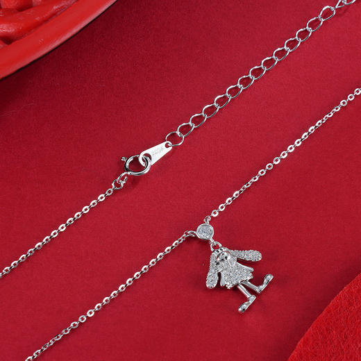 子佩集S925银【大耳兔】套链项链【V04920】2301 商品图4