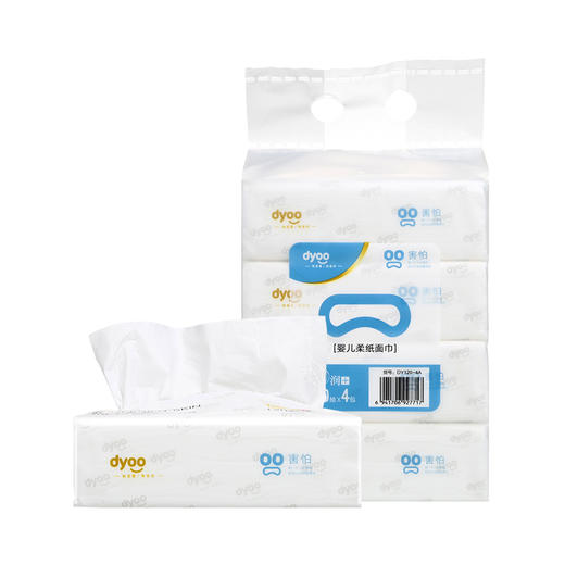 多优120抽*4婴幼儿柔纸面巾 商品图5