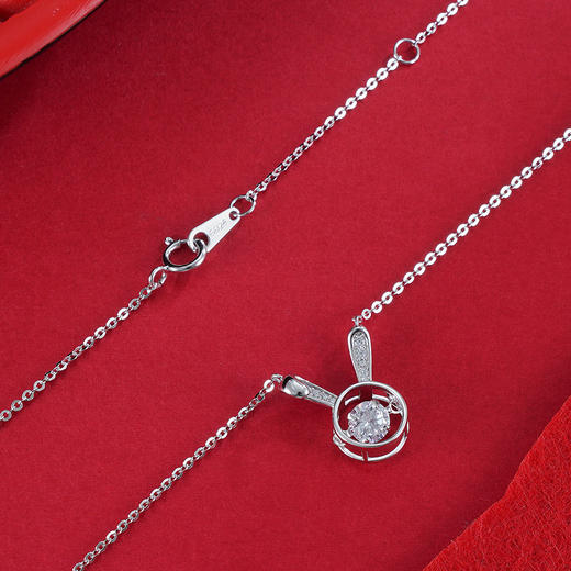 子佩集S925银【垂耳萌兔】套链项链【YL-5418101】2301 商品图5