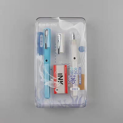 英雄3922优握软胶正姿钢笔套装（颜色随机） 商品图2