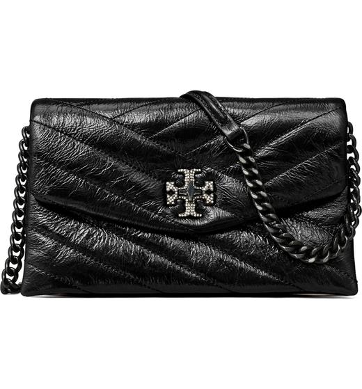 Tory burch Kira真皮钻扣 低调奢华斜挎包 专柜款 新年好折只要￥2850直邮到手 商品图1