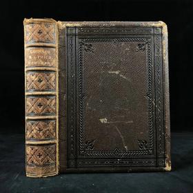 1866年 普罗克特《传奇与歌谣集》 狄更斯作序 20幅版画插图 全真皮精装大32开