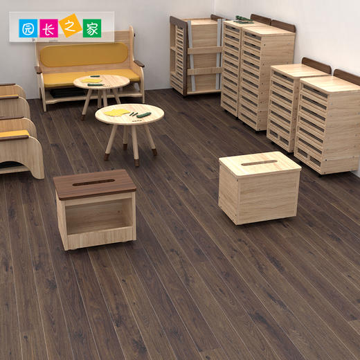 拼色橡木成人观察椅 商品图2