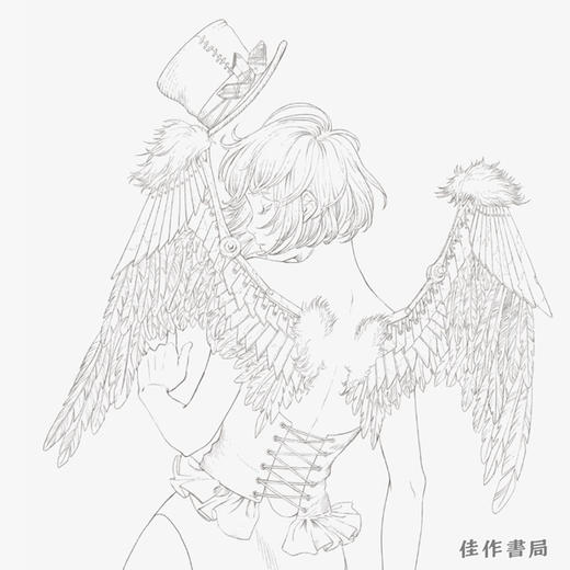 Victorian Fantasy Collection: Kuroimori Coloring Book / ヴィクトリアン幻想図鑑 黒イ森ぬり絵ブック/维多利亚幻想系列：黑森着色书 商品图2