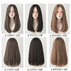 假发女长直发真发斜刘海气质修脸中分缝自然时尚逼真全头发套 商品缩略图3