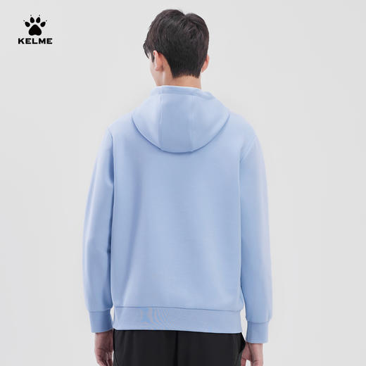 KELME卡尔美 男士休闲连帽卫衣运动长袖上衣刺绣套头衫 商品图3