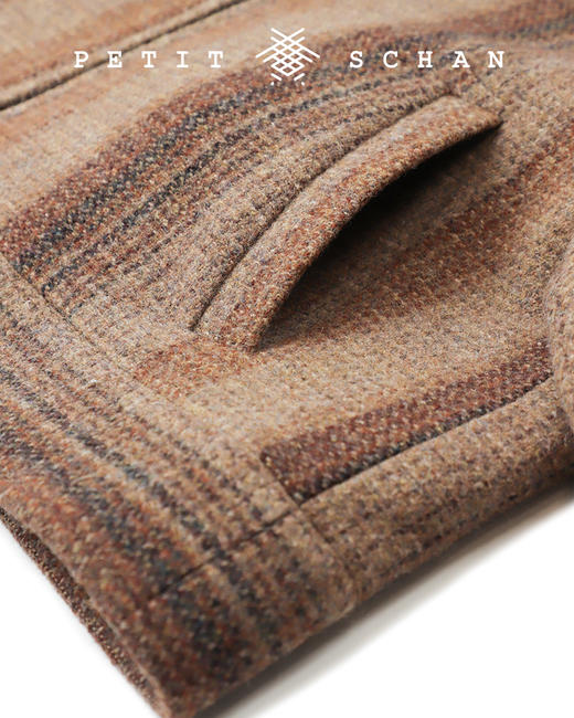 PETIT SCHAN小闪 CLO#177 Mary’s braid 玛丽的辫子 纯羊毛复古野奢风条纹夹克 商品图13