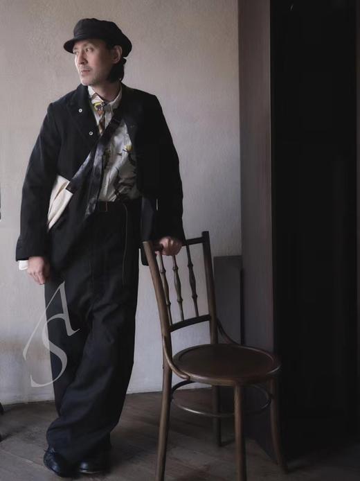 Paul Harnden 男士黑色羊毛BLAZER西装外套 商品图9