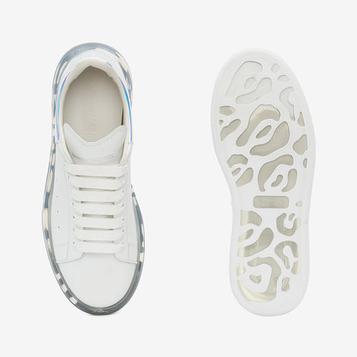 ALEXANDER MCQUEEN 亚历山大.麦昆 男士镭射尾气垫休闲运动鞋 白色 610812 WHXM8 9035 商品图3