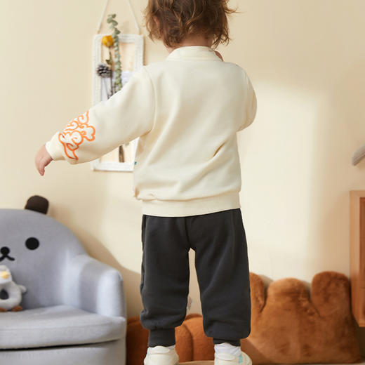 裁缝学苑TQ78中国风婴儿卫衣纸样儿童套装男女童装衣服样板打版图 商品图2