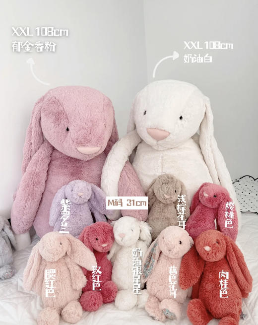 中号12英寸 🐰Jellycat 前“兔”无量 兔年来一个招牌邦尼兔！ 商品图3