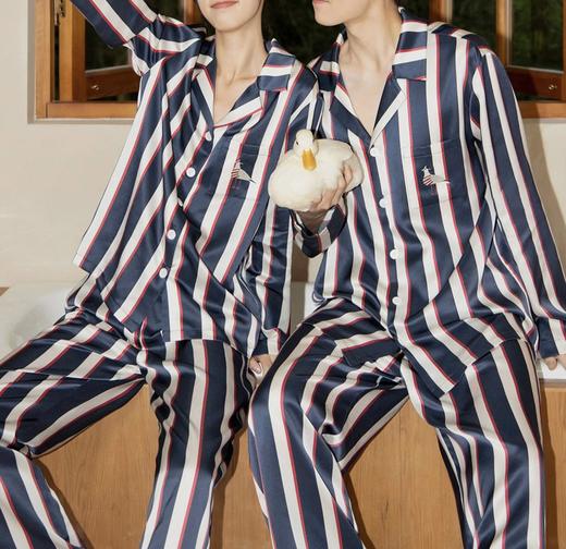 MOMMY KIKO 野兽派同款同厂睡衣小奶狗黑条纹印花/小狮子/日进斗金小奶狗/宽条纹系列 商品图3