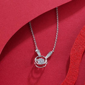 子佩集S925银【垂耳萌兔】套链项链【YL-5418101】2301