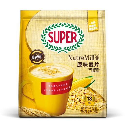 Super超级牌三合一原味麦片增量款504g 商品图0