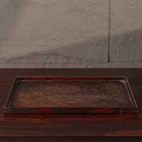 清 红木独板呈盘