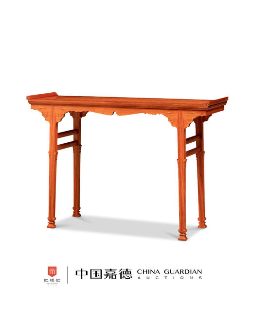 红桥红  家具严选  缅甸花梨(大果紫檀）  【120洪氏 剑足插肩榫翘头案】 商品图0