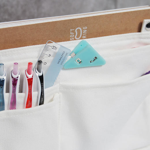 国誉(KOKUYO)一米新纯·三角塑料资料夹子封口夹书角保护套防翘边 4个 商品图3