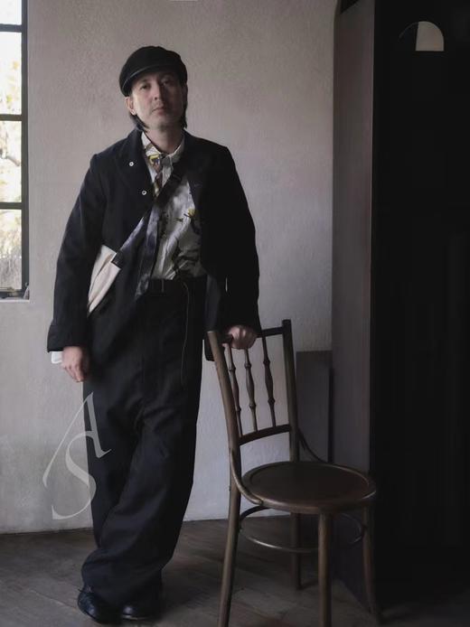 Paul Harnden 男士黑色羊毛BLAZER西装外套 商品图6