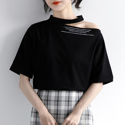 裁缝学苑AG184挂脖领短袖t恤纸样女夏衣服服装女装上衣样衣打版图 商品图4