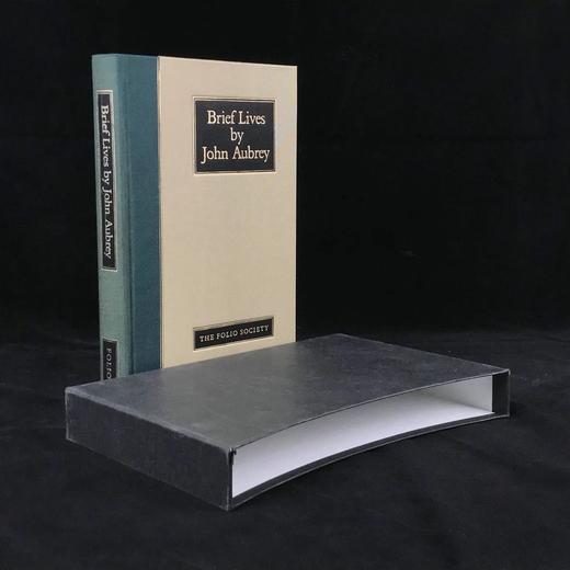 约翰·奥布雷《英国名人小传》节选（1992） 数十幅插图 精装16开带书匣 商品图0