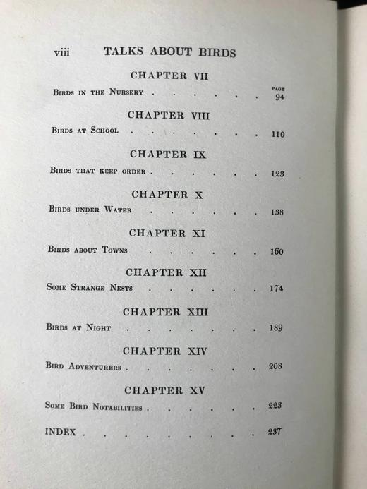 1911年 闲谈鸟类 8幅彩色20幅黑白插图 漆布精装32开 商品图6