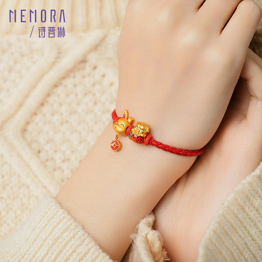 MEMORA诗普琳国潮护佑十二生肖转运珠中国红国潮生肖HP505201 商品图7