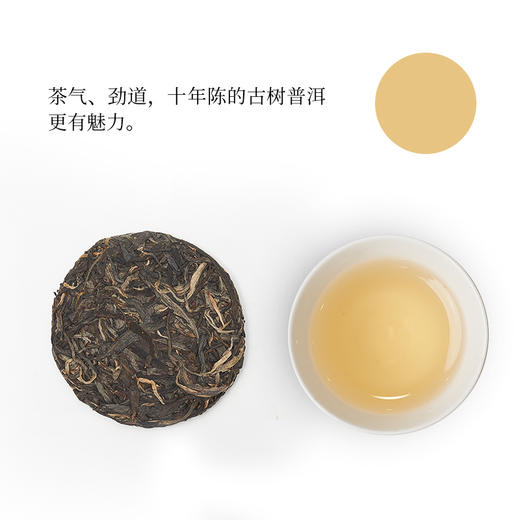 帕沙中寨·犀牛塘普洱生茶饼100g/357g 大龄古树  云南干仓 11年陈化（三联生活周刊出品） 商品图8