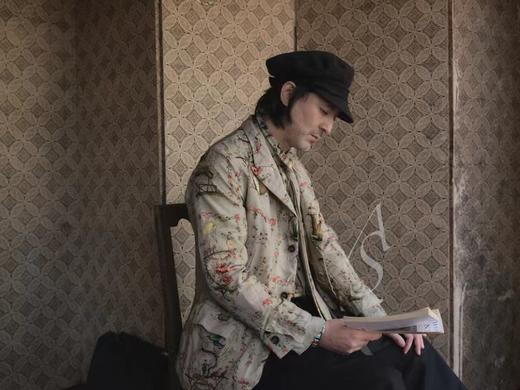 Paul Harnden  男士米色CHINOISERIE印花羊毛BLAZER 商品图3