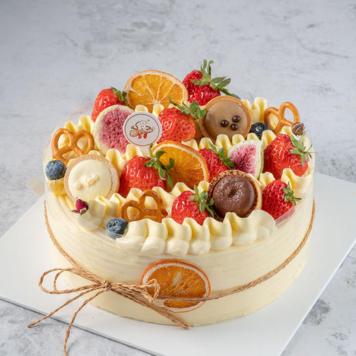 老奶油裱花蛋糕 开花结果 3种夹心可选 老奶油蛋糕全新升级 商品图0