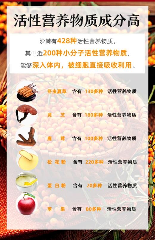 七彩昆仑·有机沙棘原浆 500ML/袋  全国包邮 商品图12