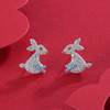 子佩集S925银【炫彩兔】耳钉【Z14300】2301 商品缩略图6