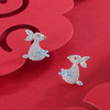 子佩集S925银【炫彩兔】耳钉【Z14300】2301 商品缩略图2