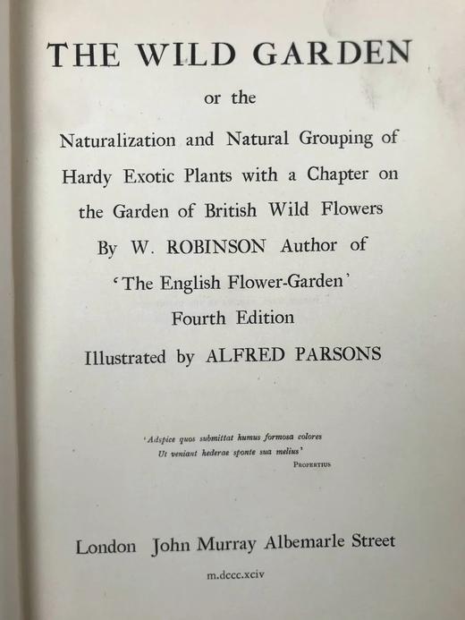 1894年 野外花园 约百幅版画插图 漆布精装大32开 商品图2