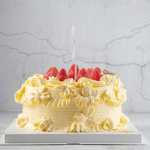 老奶油裱花蛋糕 莓开眼笑 3种夹心可选 老奶油蛋糕全新升级 商品图1