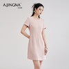 【商场同款】阿菁娜气质经典圆领短袖连衣裙A30C112085 商品缩略图2
