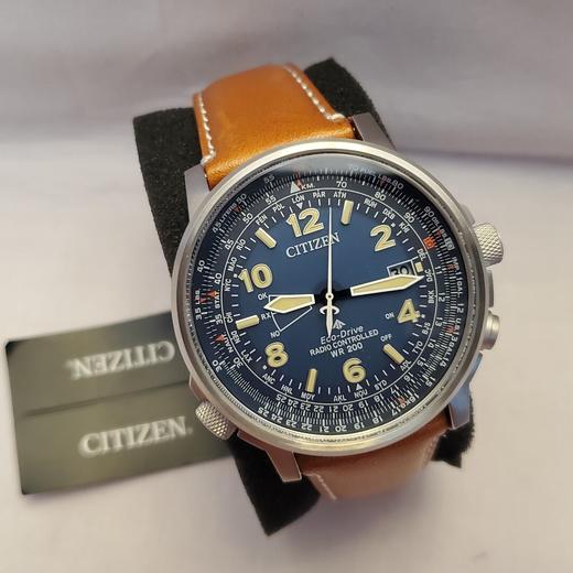 半价！Citizen西铁城光动能电波钛金属男表 商品图0