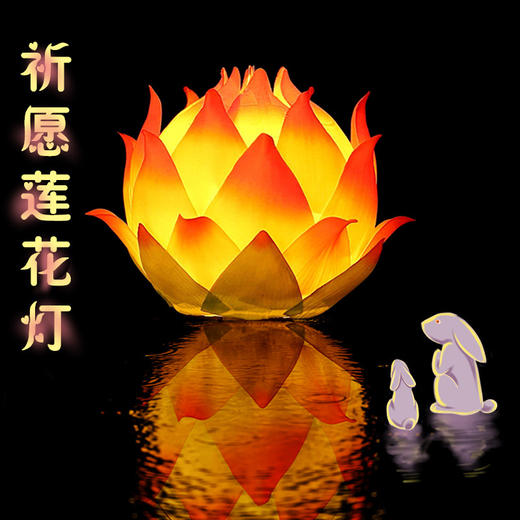 【限定国潮❗️新年祈福莲花灯】限定国潮灯笼，中式美学，吉庆 热闹 温暖❗️春节荷花汉服手工diy户外发光十五宫灯，元旦手提宫灯，过新年儿童元宵花灯小夜灯年货 商品图2