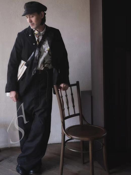 Paul Harnden 男士黑色羊毛BLAZER西装外套 商品图7