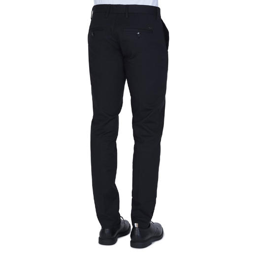 EMPORIO ARMANI 阿玛尼 男士棉质金属徽标休闲西裤 灰色 8N1P15 1NGCZ 0999 商品图2