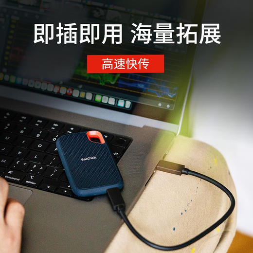 狼族优选丨闪迪SanDisk  移动固态硬盘（PSSD）E61至尊极速卓越版 传输速度1050MB/s IP55等级三防保护 商品图5